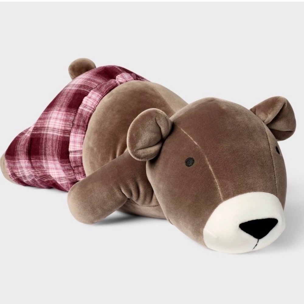 Hollister brown Boxer Brown Bear Weighted Plush Pillowfort 2026